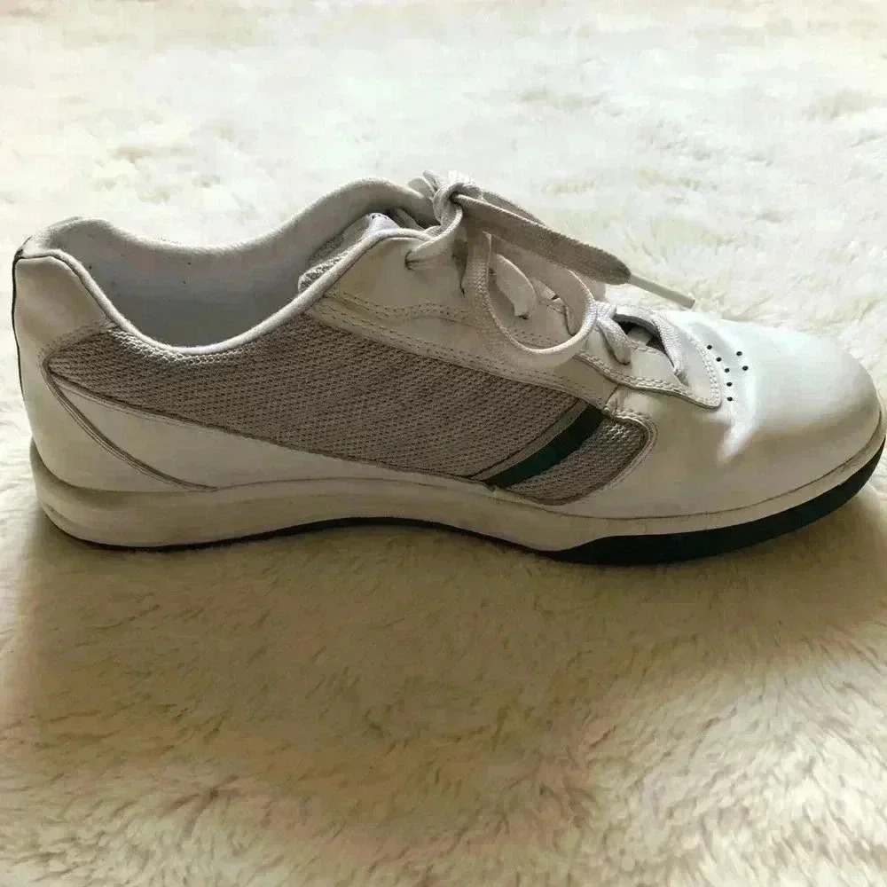 Polo By Ralph Lauren White & Green Sneakers Sz 11 - Picture 6 of 13